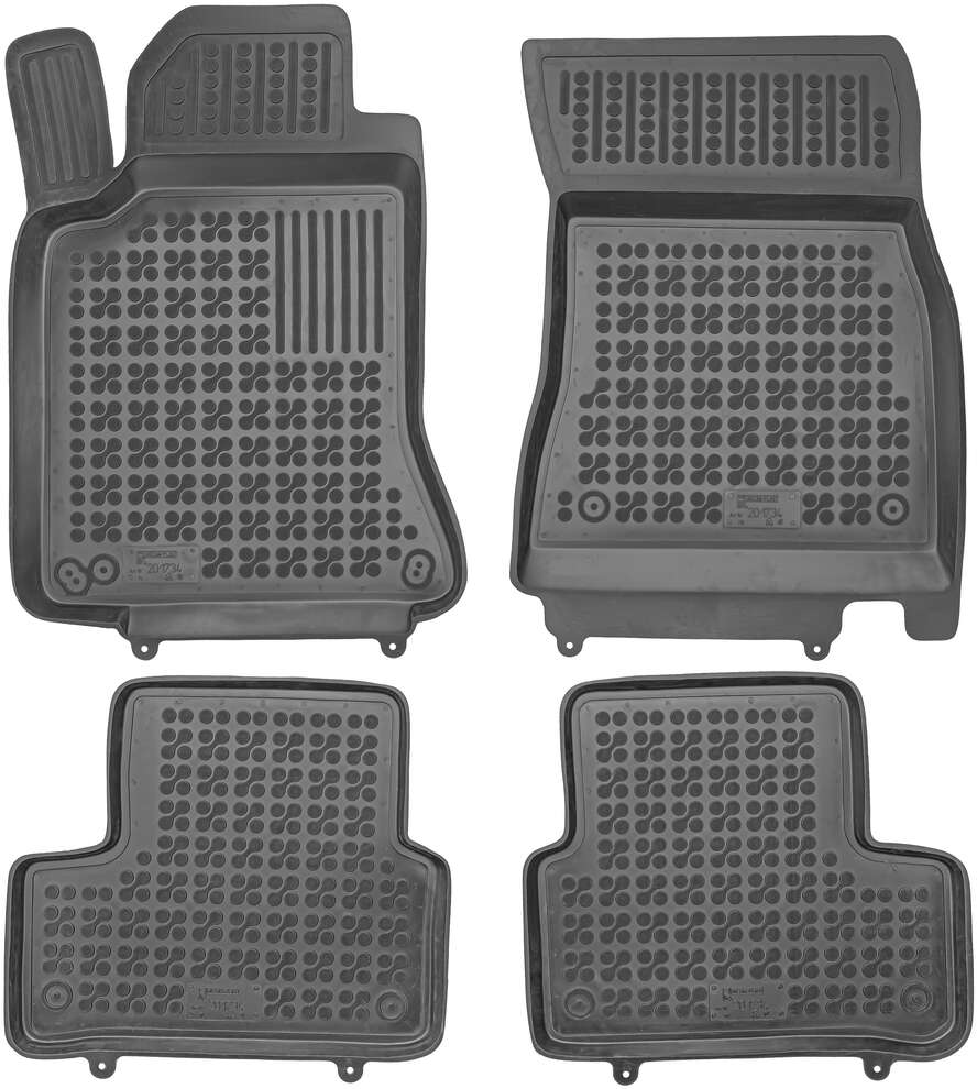 Rezaw-Plast gulvmatter til Mercedes CLA II (X118) – gummi, antiskli