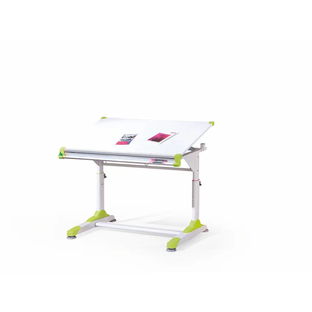 Fargerik Skrivebord Hvitt-grønt-rosa - 1