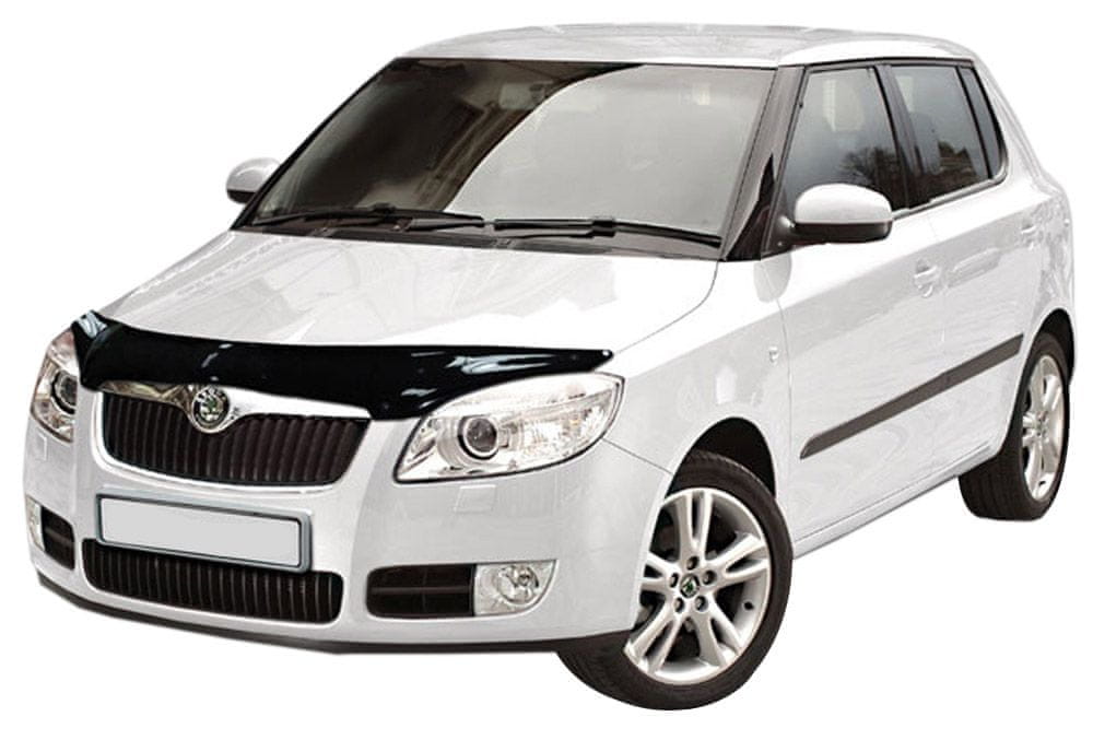 Scoutt panserbeskytter i akryl til Skoda Fabia II med enkel montering og steinsprutbeskyttelse
