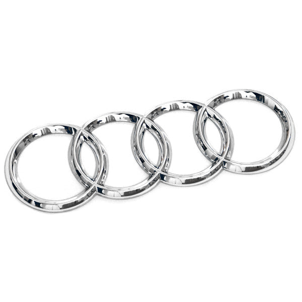 Emblem/logo til Audi A6 (C6 4F) Chrome i krom til bakluke med perfekt passform og slitesterkt ABS-materiale