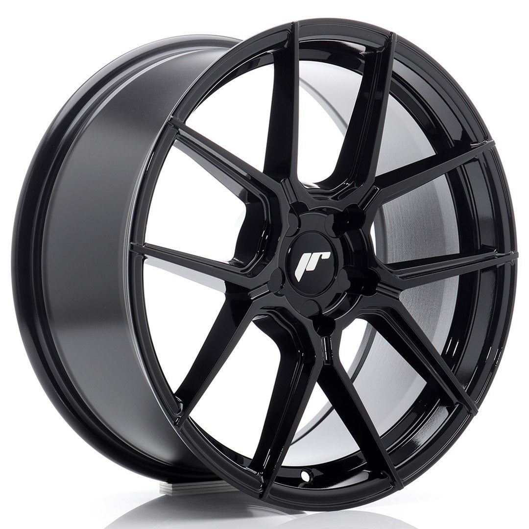 Felg JR Wheels JR30 18x8,5" Black – sett forfra