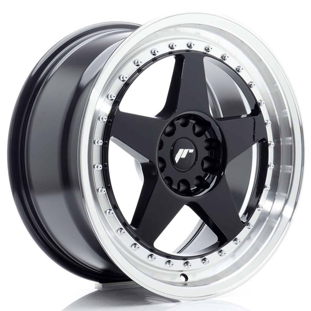 Felg JR Wheels JR6 18x8,5" Black – sett forfra