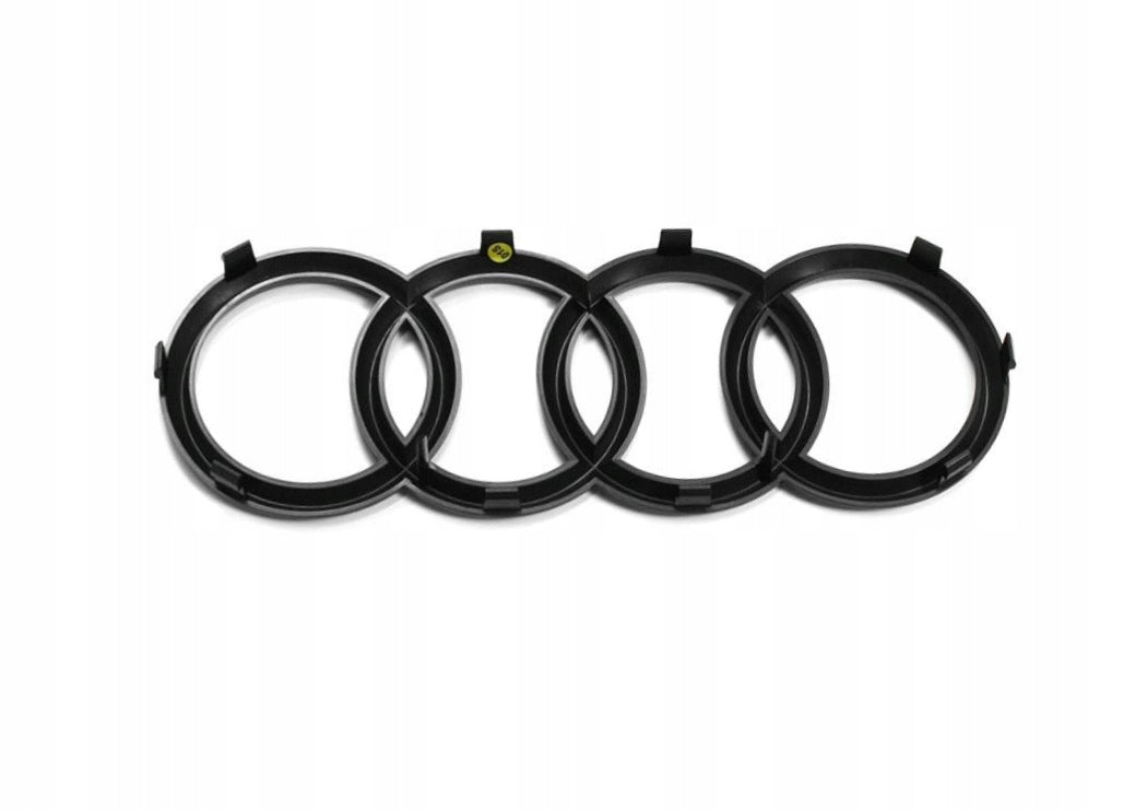 Emblem Audi Q7 4M Grill Black Edition - sett bakfra