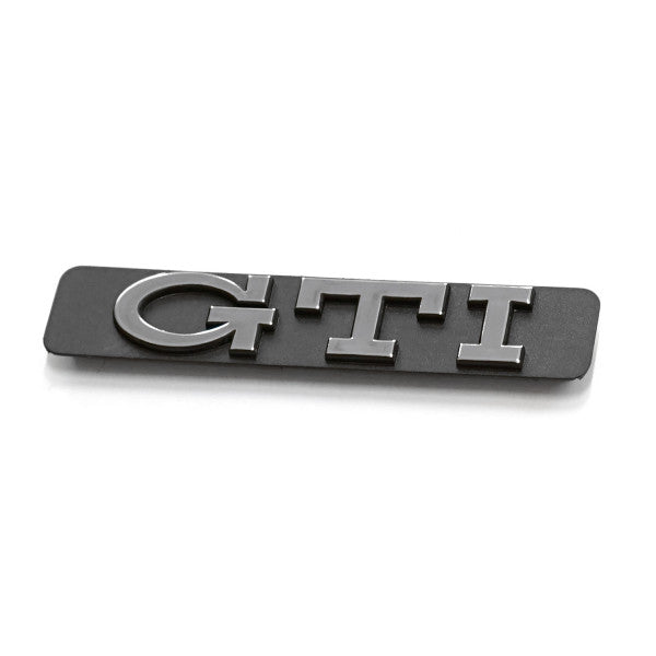 Emblem Vw Golf 3 GTI Chrome / Black - sett forfra