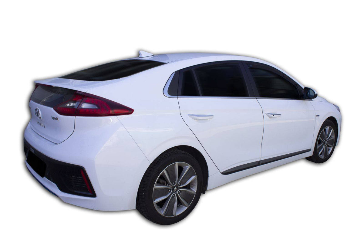 Heko vindavviser til Hyundai IONIQ / Ioniq Electric – sort transparent plexi