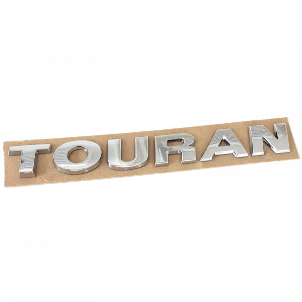 Emblem/logo til Vw Touran (1T3) Glossy Chrome i kromblank ABS-materiale