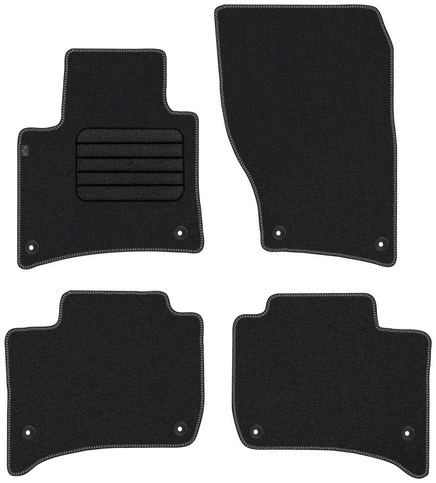 Unknown stoffmatter til Vw Touareg 7P – premium velour svart