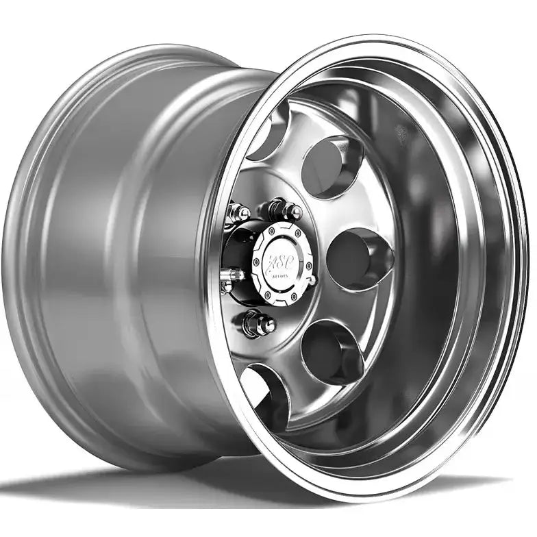 Felg Asp 1430 10x15 5x114,3 Et-42 Polished - Tuv-godkjent - Jeep Wrangler Tj - 1