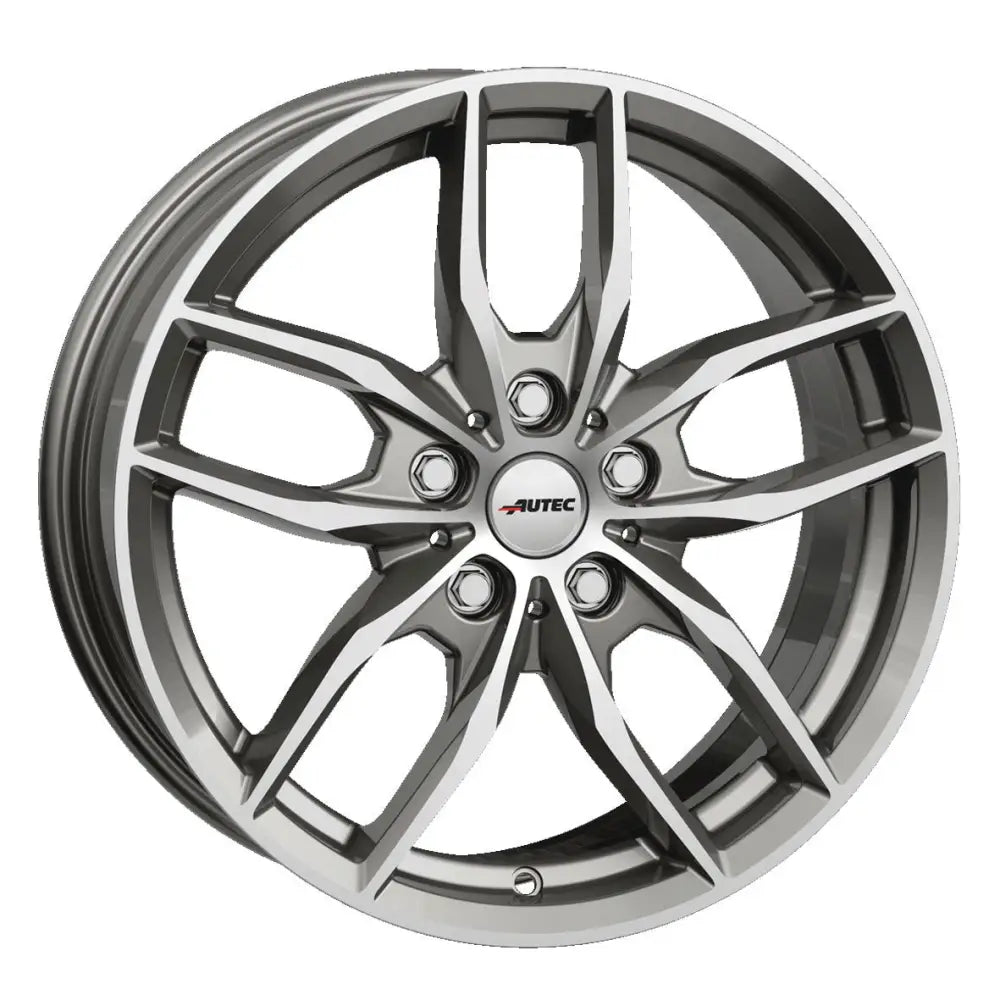 Felg Autec Type Bv - Bavaris Titanium Silver Polished 8x18 5x112 Et30
