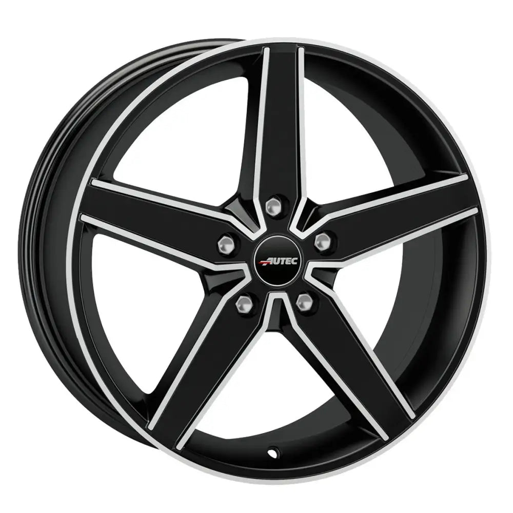 Felg Autec Type d - Delano Black Matt Polished 8x19 5x108 Et45