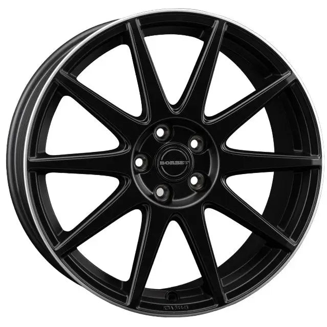Felg Borbet Gtx Black Matt Rim Silver 8x19 5x108 Et50