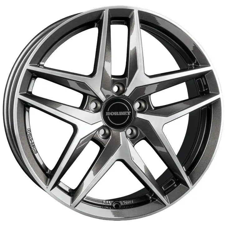 Felg Borbet z Mistral Anthracite Polished Glossy 8,5x20 5x112 Et30