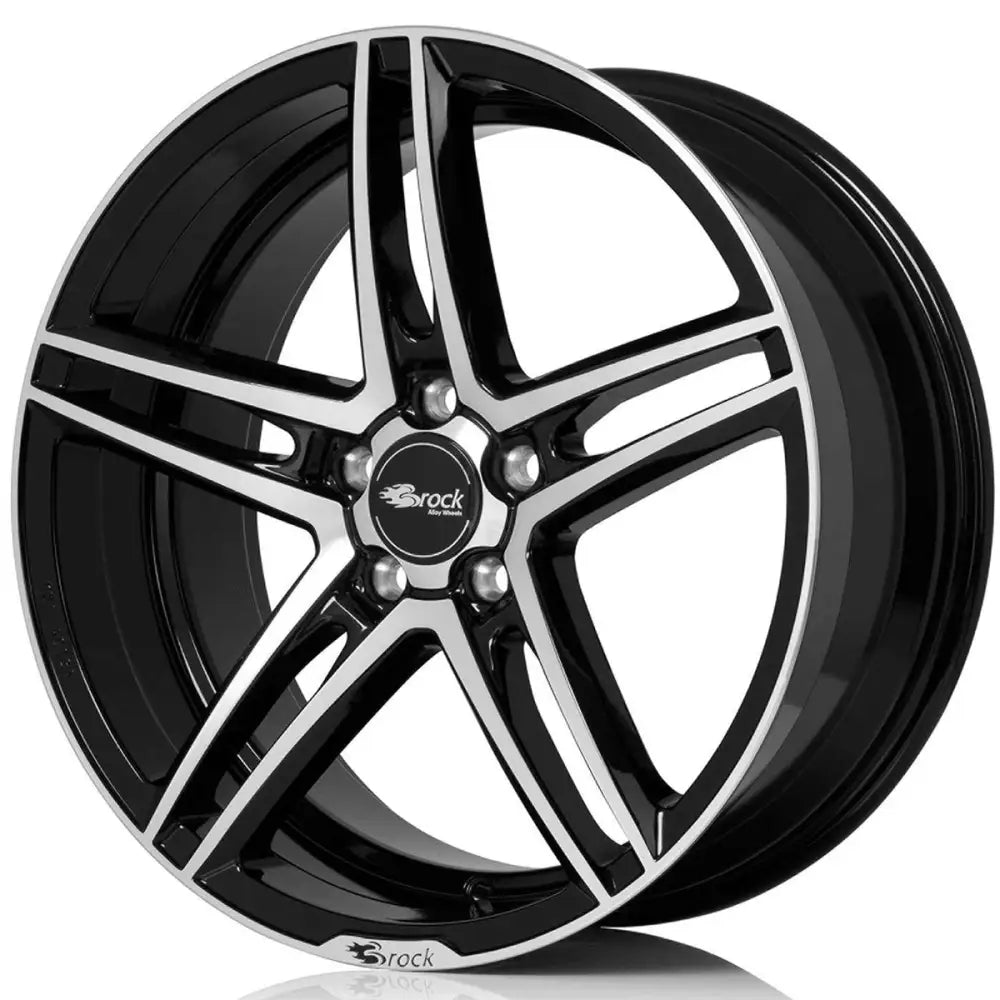 Felg Brock B33 Schwarz Glanz Voll-poliert [sgvp] 8x18 5x114,3 Et45