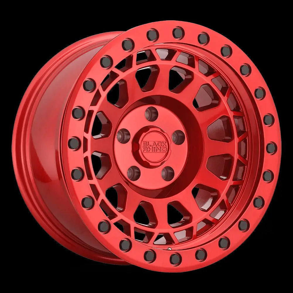 Felg Candy Red W/ Black Bolts Primm Black Rhino 17x9 Et0 6x139.7