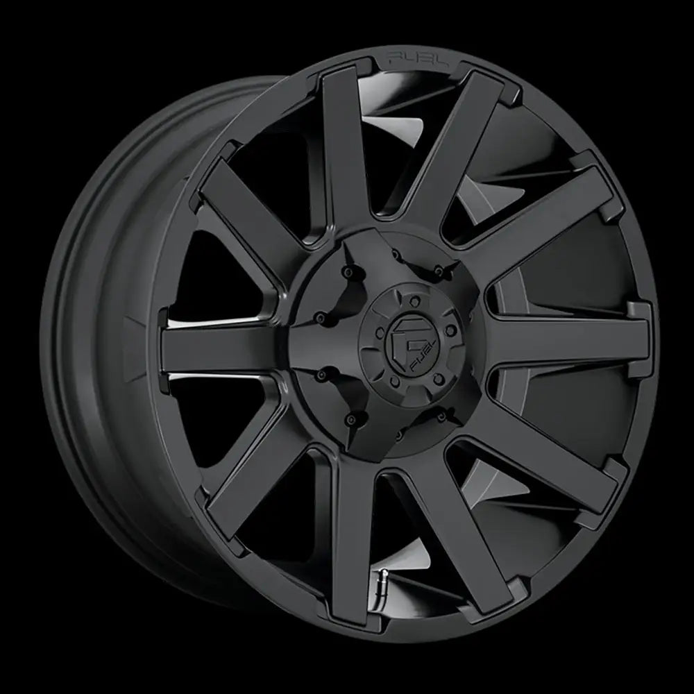 Felg D437 Contra Satin Black Fuel 18x9 Et-12 6x139.7 / 6x135 - 1