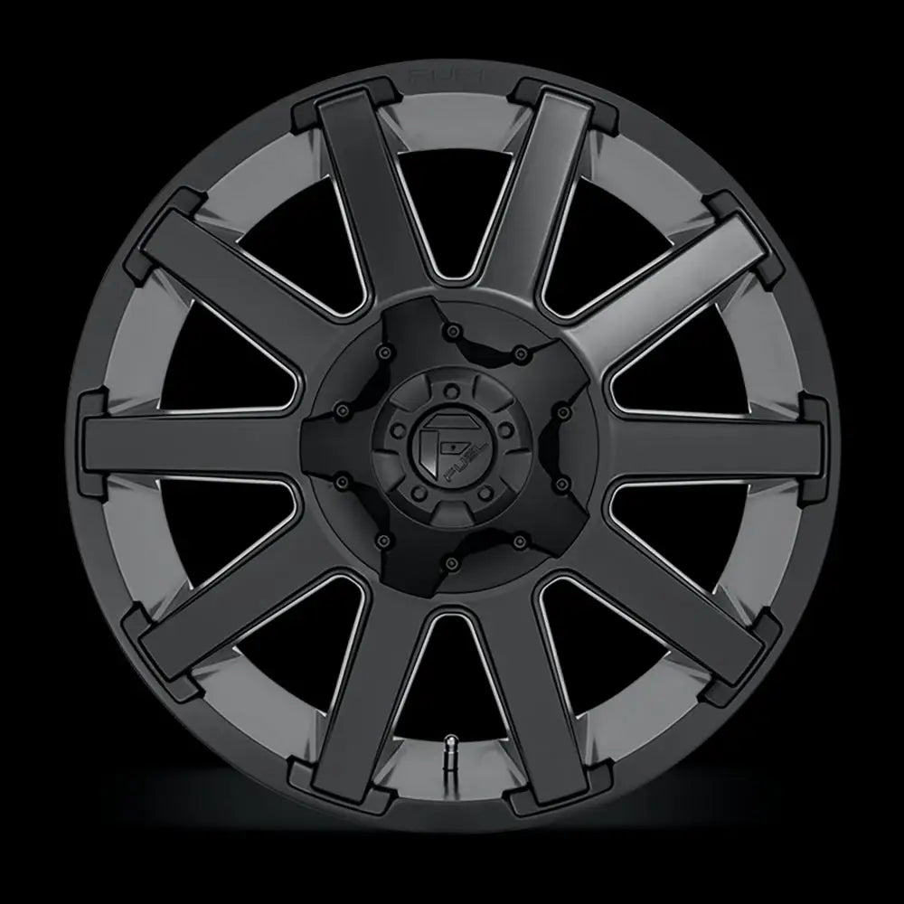 Felg D437 Contra Satin Black Fuel 20x10 Et-19 6x139.7 / 6x135