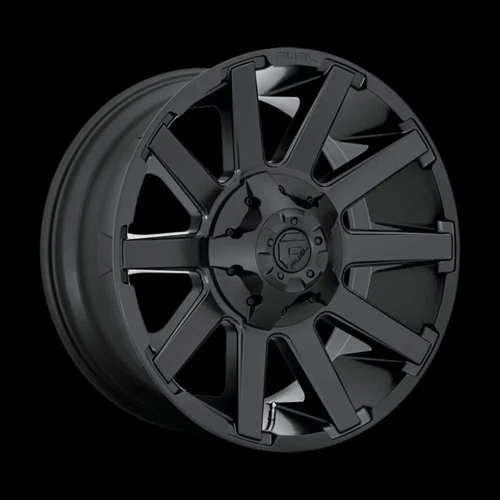 Felg D437 Contra Satin Black Fuel 20x9 Et1 5x139.7 / 5x150 - 1