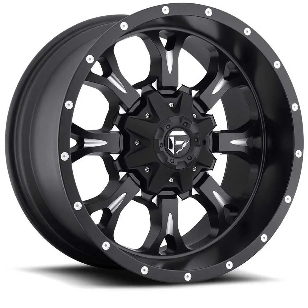 Felg D517 Krank Matte Black Milled Fuel 20x9 Et20 5x127 / 5x139.7 - 1