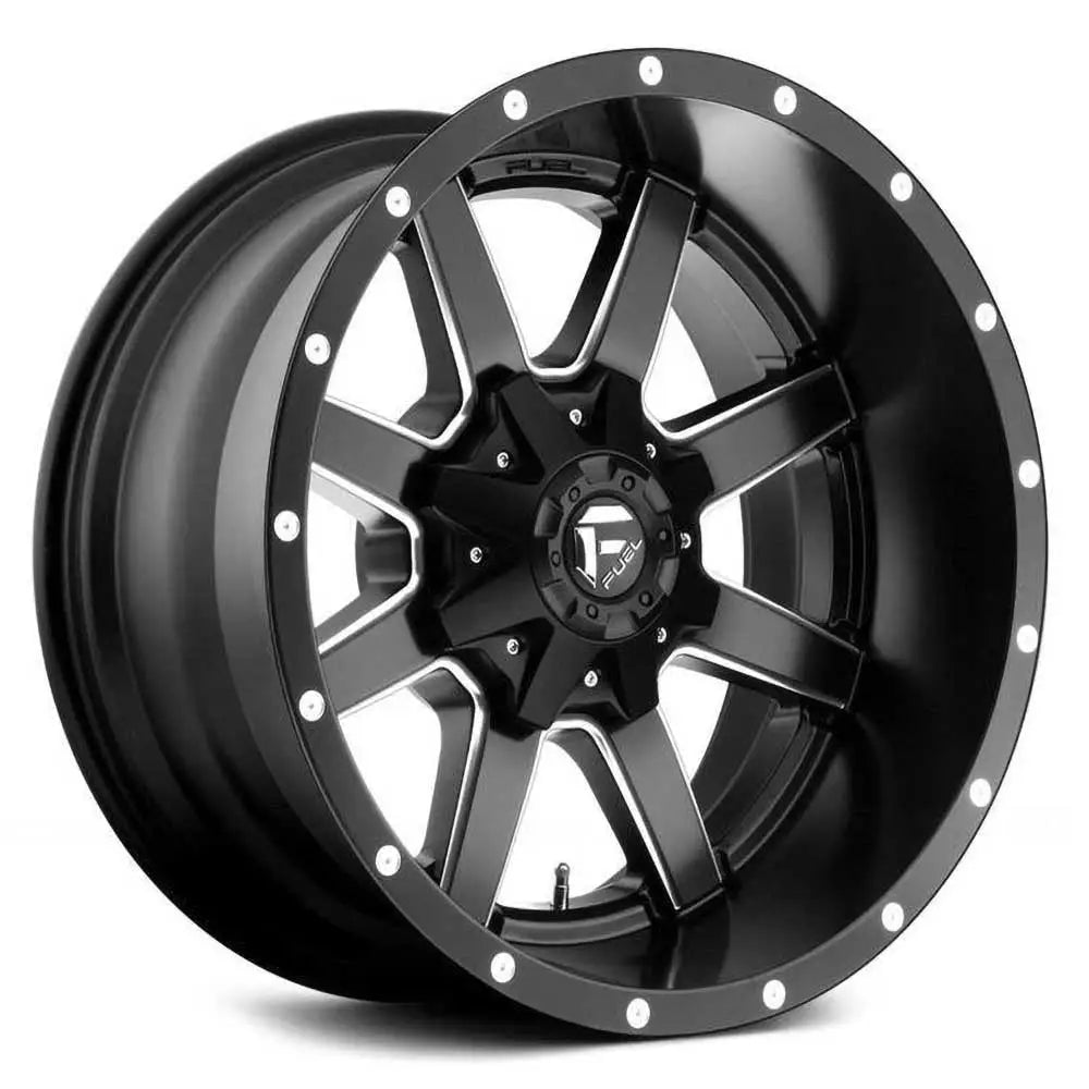 Felg D538 Maverick Matte Black Milled Fuel 22x10 Et-24 6x139.7 / 6x135 - 1