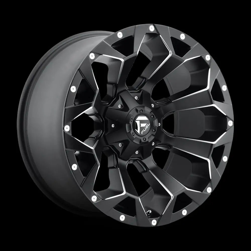 Felg D546 Assault Matte Black Milled Fuel 17x9 Et1 8x165.1 - 1