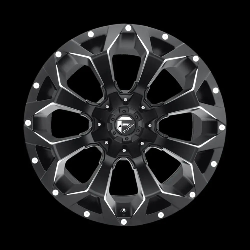 Felg D546 Assault Matte Black Milled Fuel 17x9 Et1 8x165.1