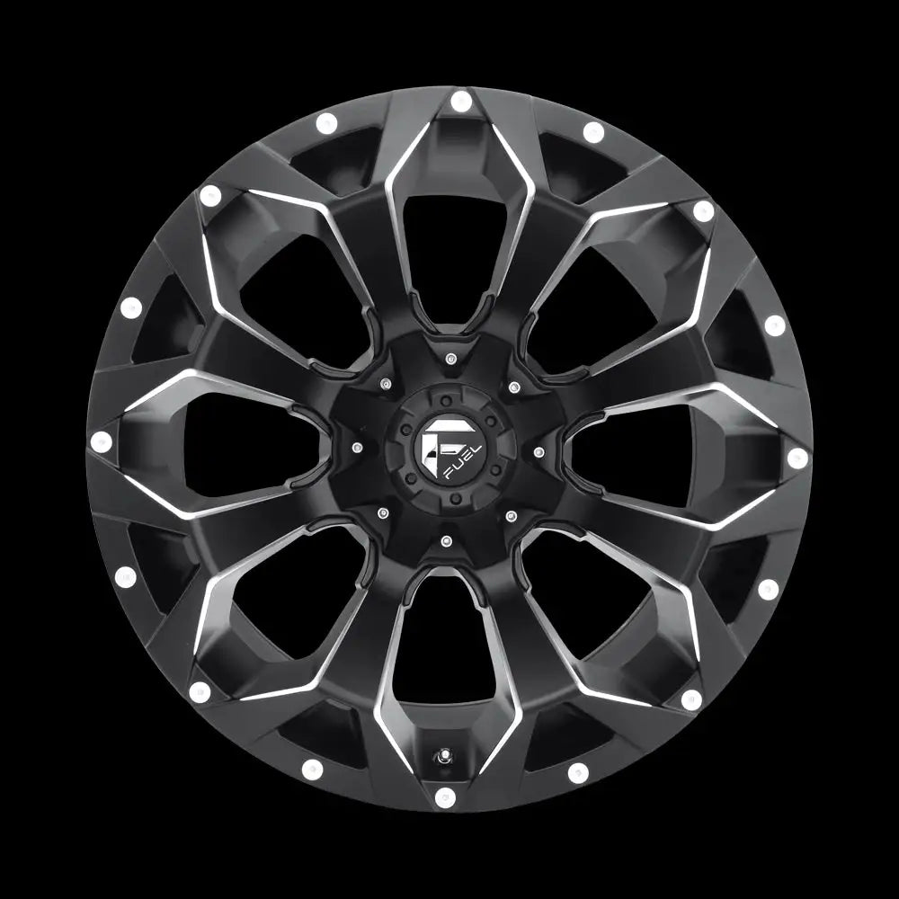 Felg D546 Assault Matte Black Milled Fuel 18x9 Et1 6x139.7 / 6x135