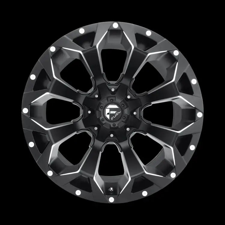 Felg D546 Assault Matte Black Milled Fuel 20x10 Et-18 8x170