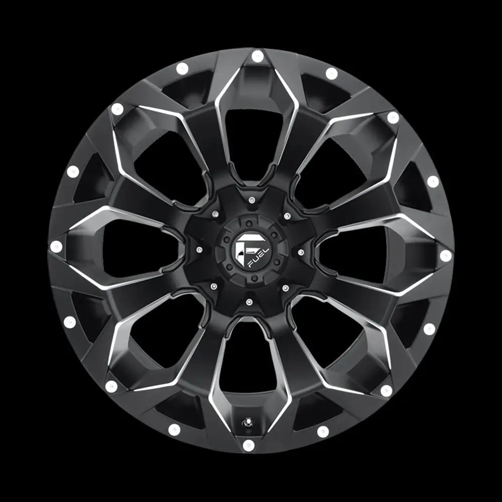 Felg D546 Assault Matte Black Milled Fuel 20x9 Et1 8x180