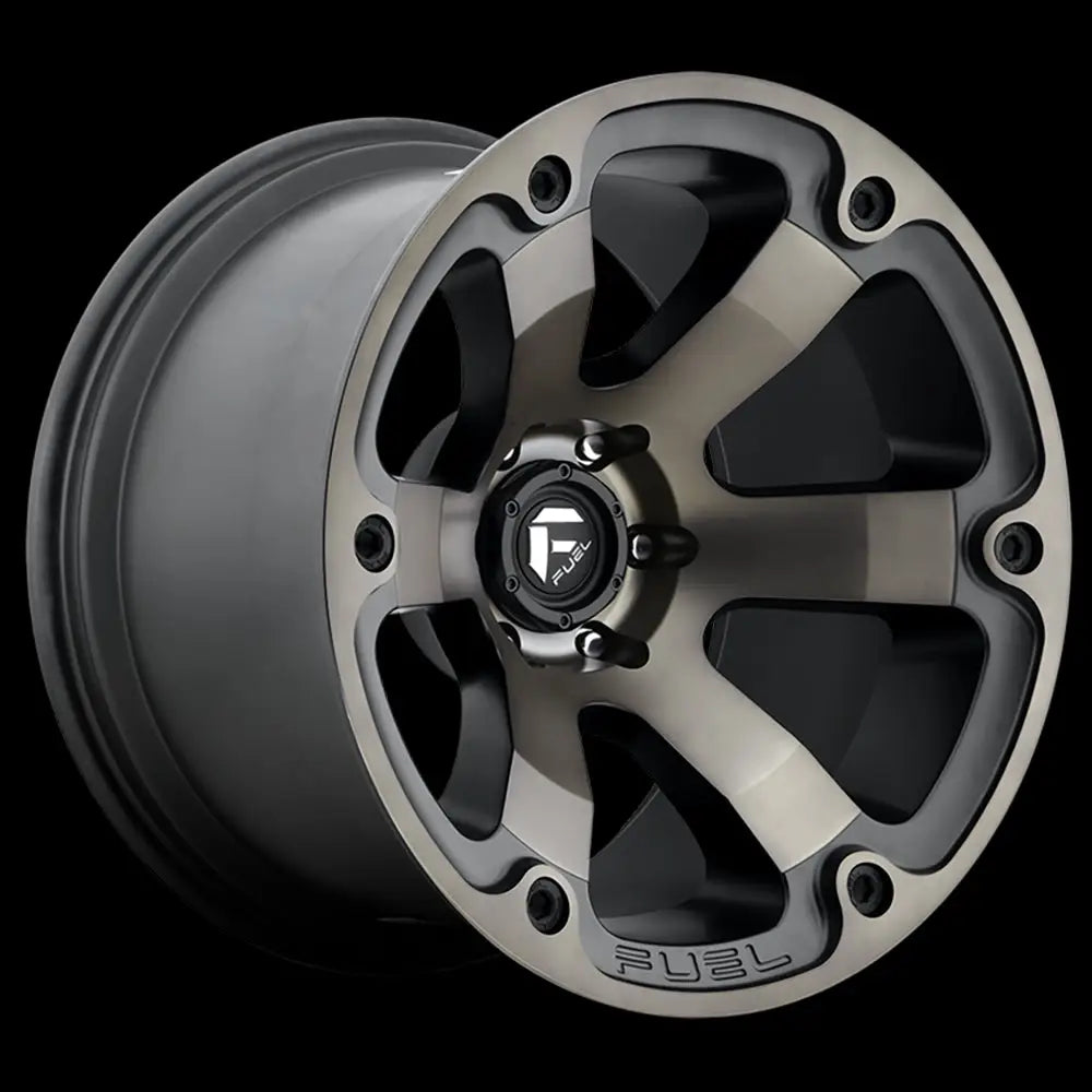 Felg D564 Beast Matte Black Double Dark Tint Fuel 20x10 Et-18 8x165.1 - 1