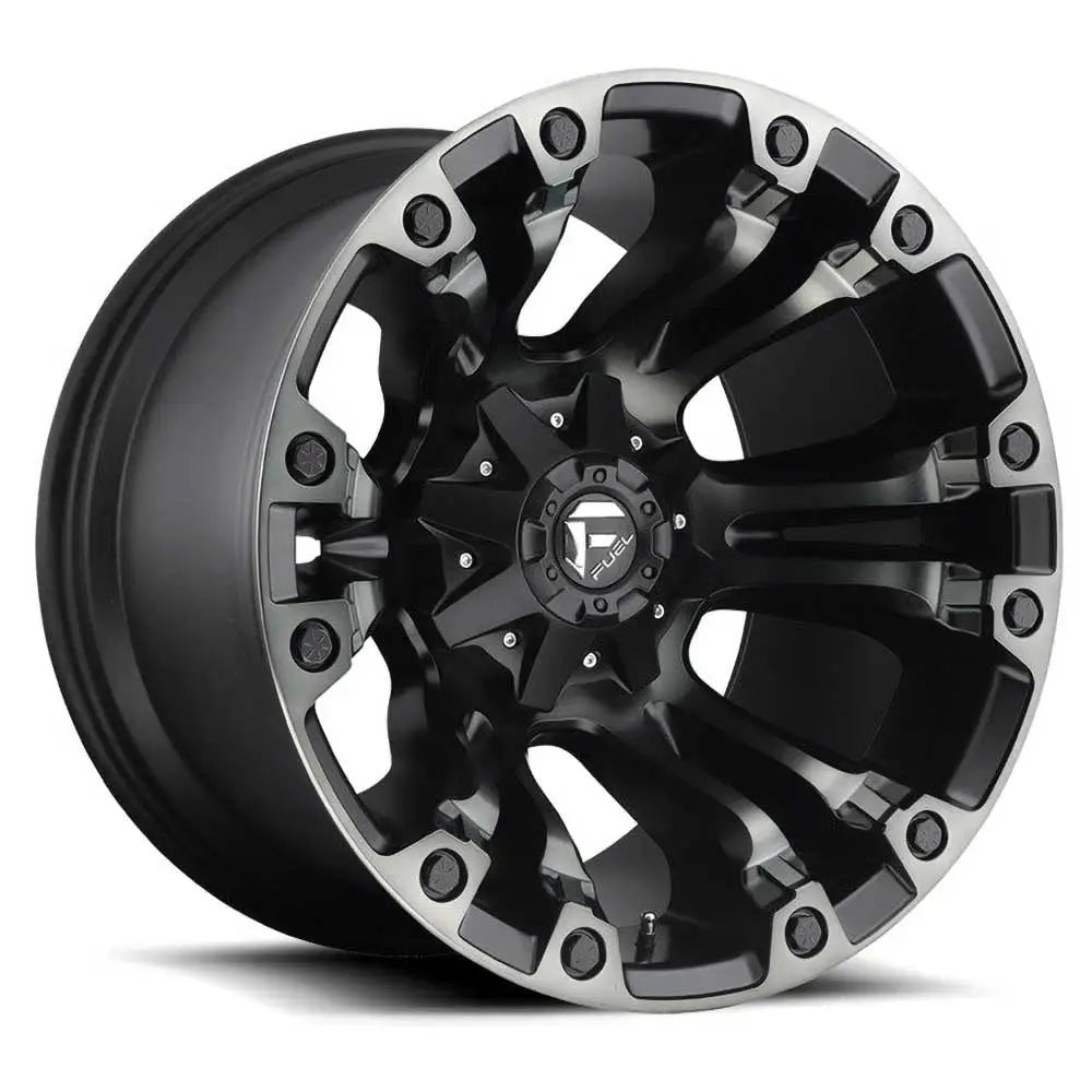 Felg D569 Vapor New Matte Black/double Dark Tint Fuel 22x10 Et-19 6x139.7 / 6x135