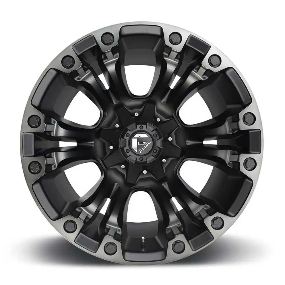 Felg D569 Vapor New Matte Black/double Dark Tint Fuel 22x10 Et-19 6x139.7 / 6x135