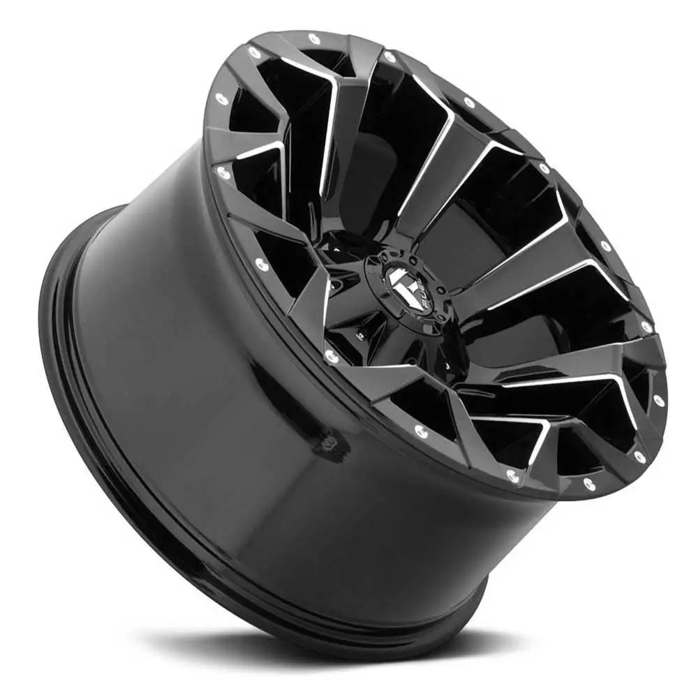 Felg D576 Assault Gloss Black Milled Fuel 17x9 Et-12 5x127 / 5x114.3