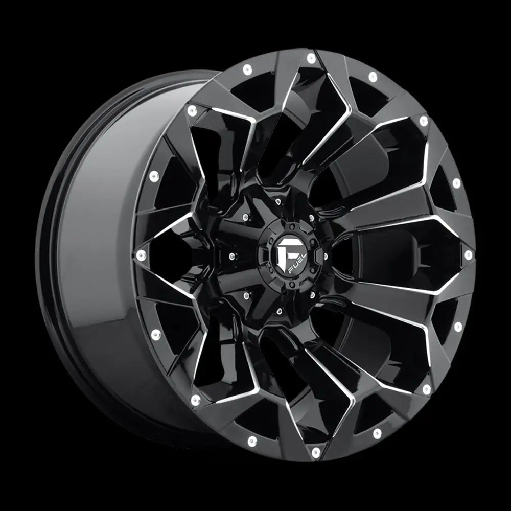 Felg D576 Assault Gloss Black Milled Fuel 17x9 Et1 5x127 / 5x114.3