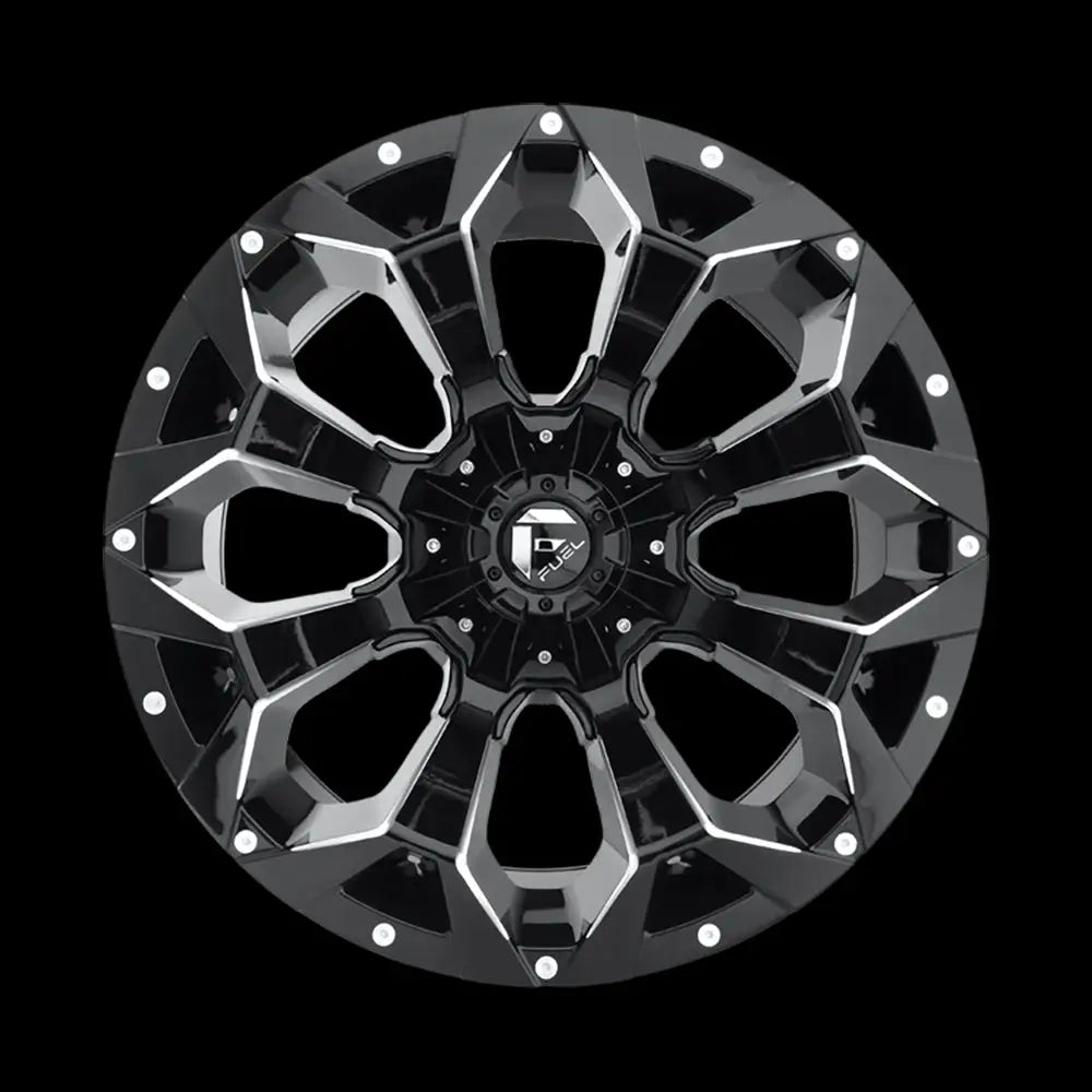 Felg D576 Assault Gloss Black Milled Fuel 17x9 Et1 5x127 / 5x114.3