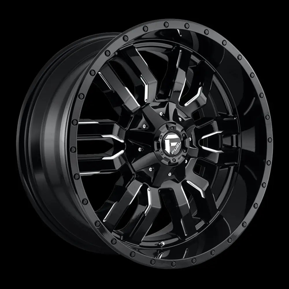 Felg D595 Sledge Gloss Black Milled Fuel 20x10 Et-19 6x139.7 / 6x135