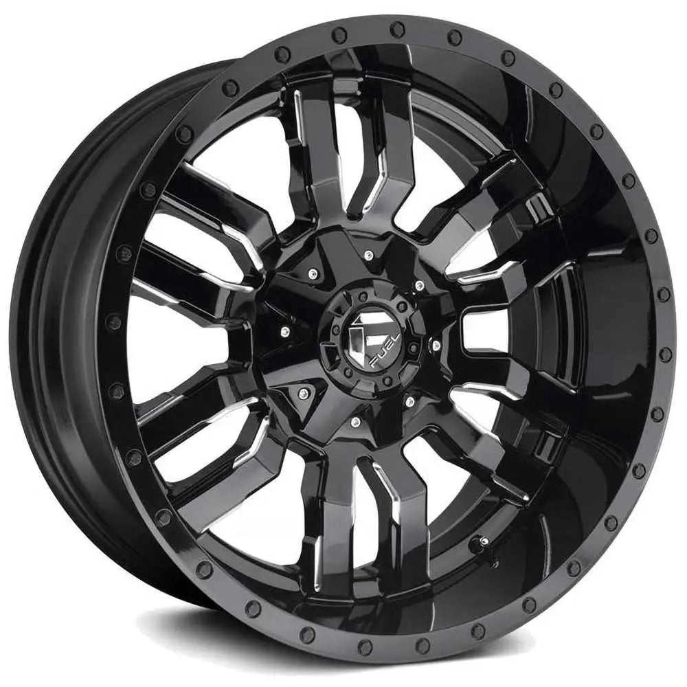 Felg D595 Sledge Gloss Black Milled Fuel 22x10 Et-18 6x139.7 / 6x135