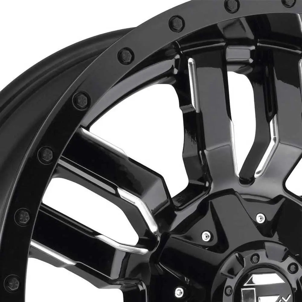 Felg D595 Sledge Gloss Black Milled Fuel 22x10 Et-18 6x139.7 / 6x135