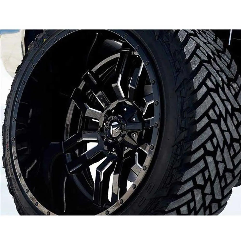 Felg D595 Sledge Gloss Black Milled Fuel 22x10 Et-18 6x139.7 / 6x135