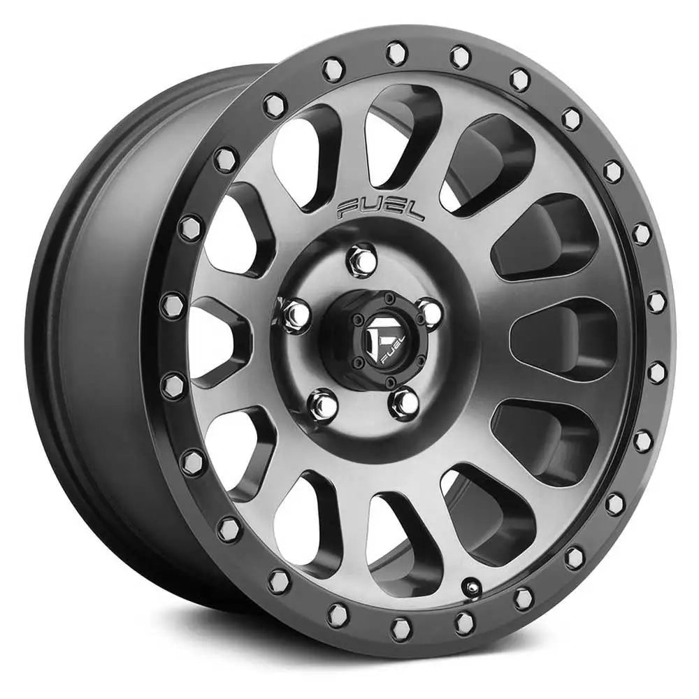 Felg D601 Vector Matte Gunmetal/black Bead Ring Fuel 17x9 Et-12 5x127