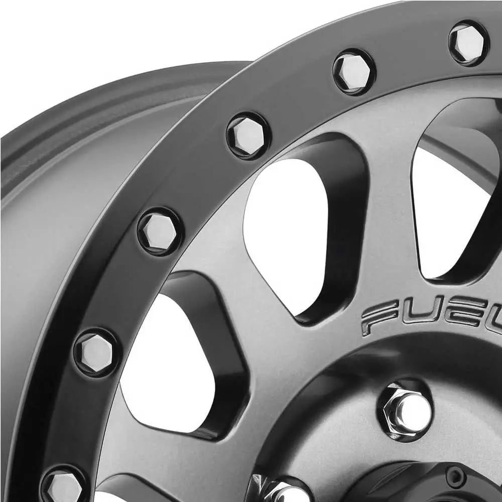 Felg D601 Vector Matte Gunmetal/black Bead Ring Fuel 17x9 Et-12 5x127