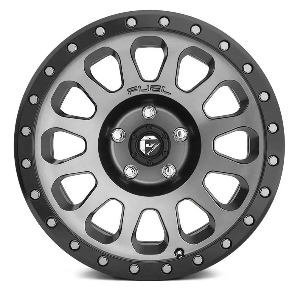 Felg D601 Vector Matte Gunmetal/black Bead Ring Fuel 17x9 Et-12 5x127