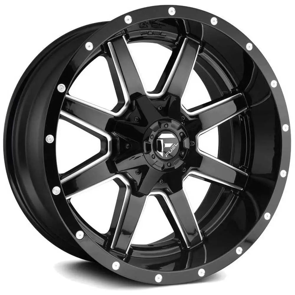 Felg D610 Maverick Gloss Black Milled Fuel 22x10 Et-24 6x139.7 / 6x135