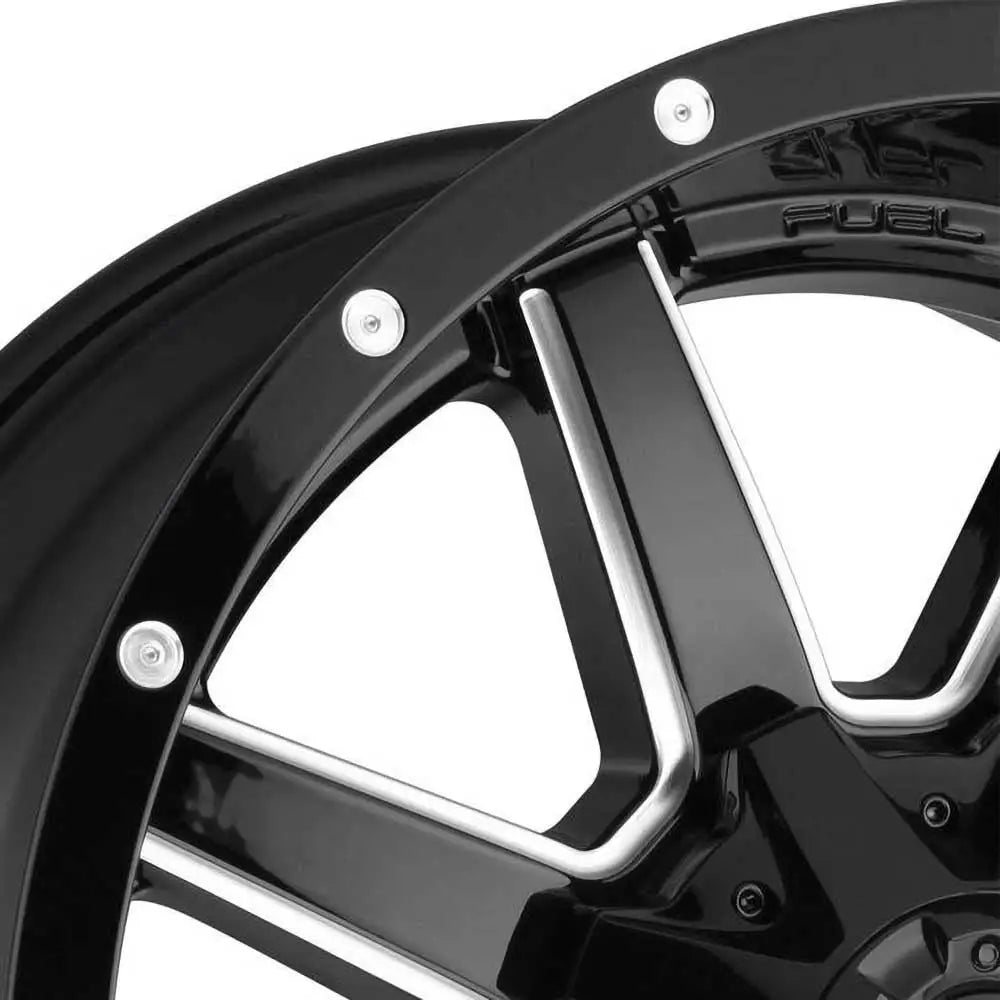 Felg D610 Maverick Gloss Black Milled Fuel 22x10 Et-24 6x139.7 / 6x135