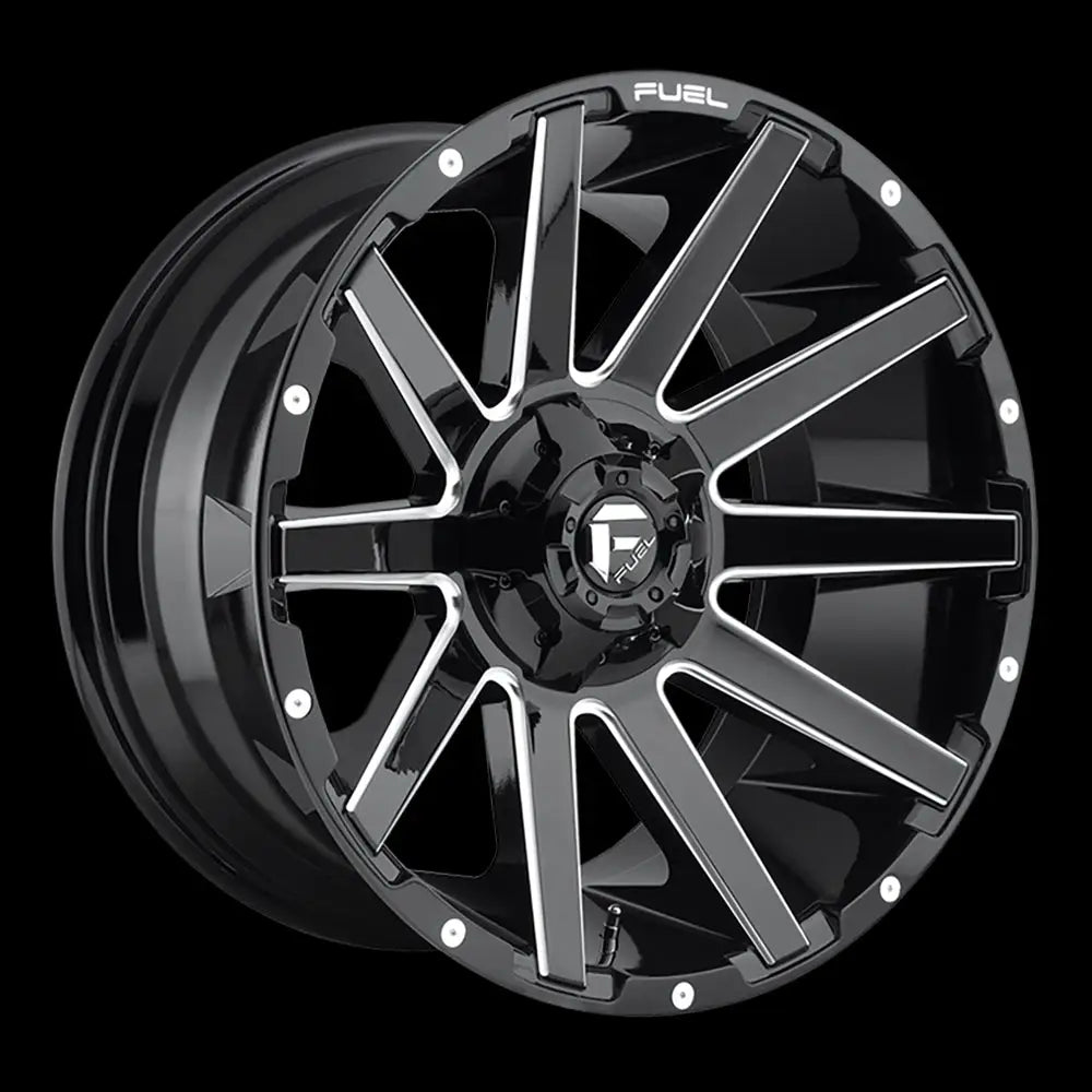 Felg D615 Contra Gloss Black Milled Fuel 20x10 Et-18 5x139.7 / 5x150