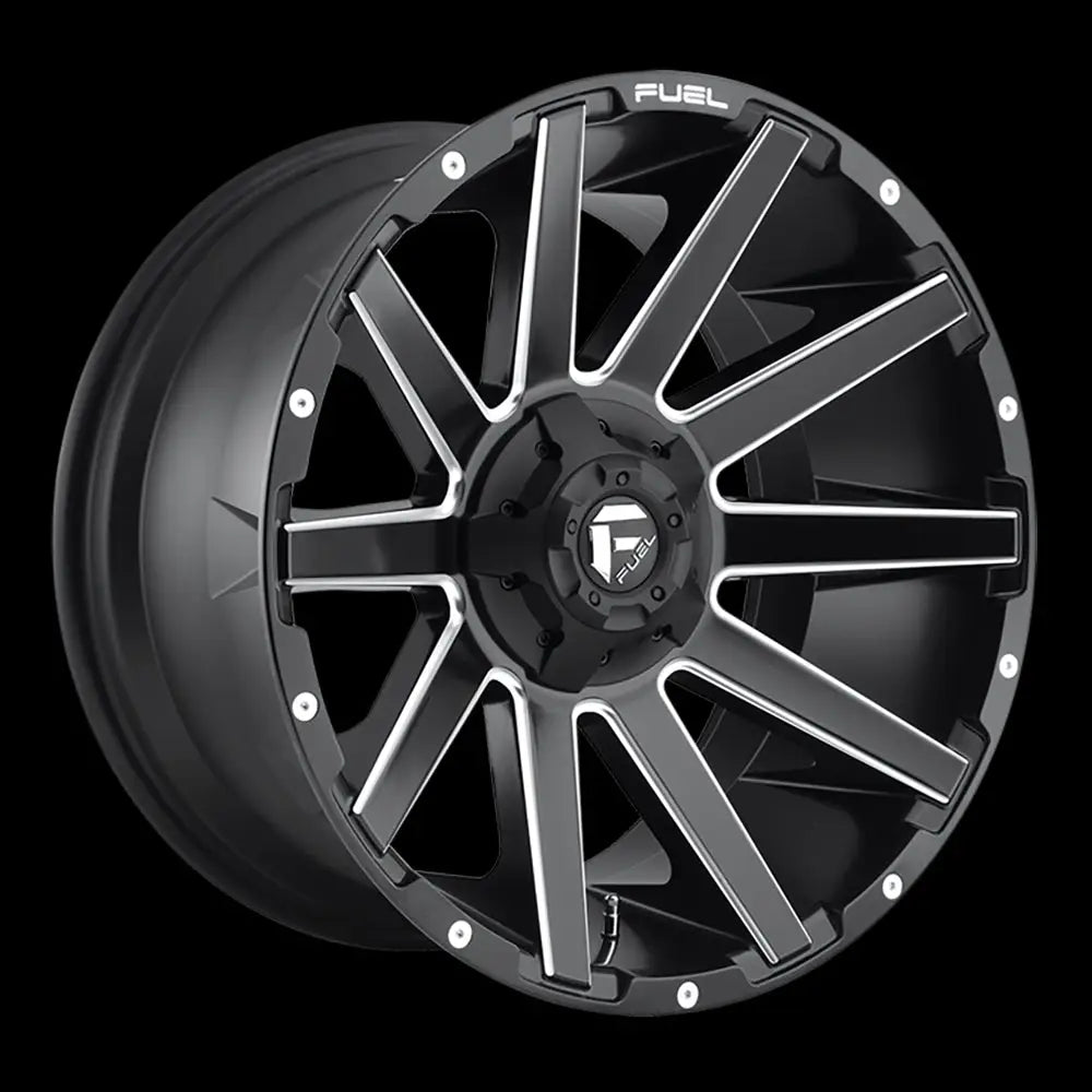 Felg D616 Contra Matte Black Milled Fuel 18x9 Et-12 6x139.7 / 6x135