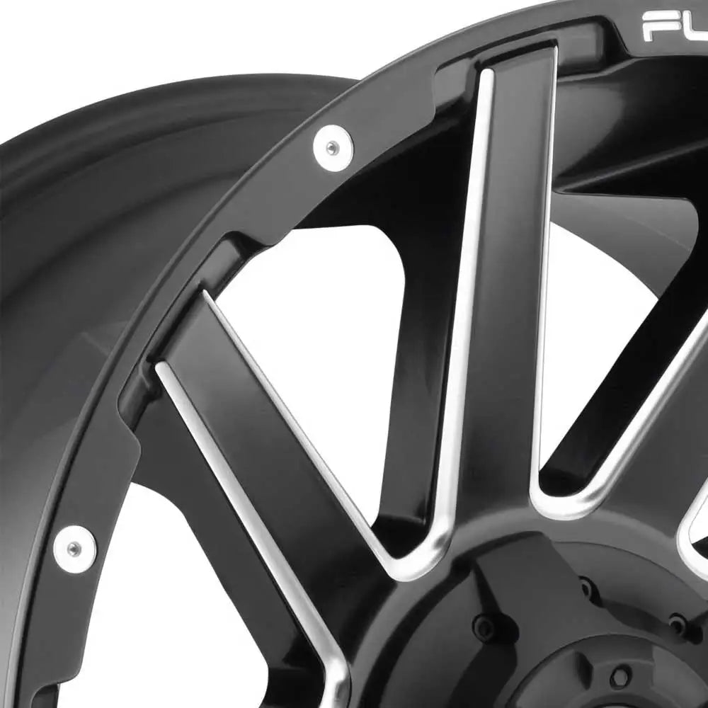 Felg D616 Contra Matte Black Milled Fuel 20x9 Et1 5x139.7 / 5x150