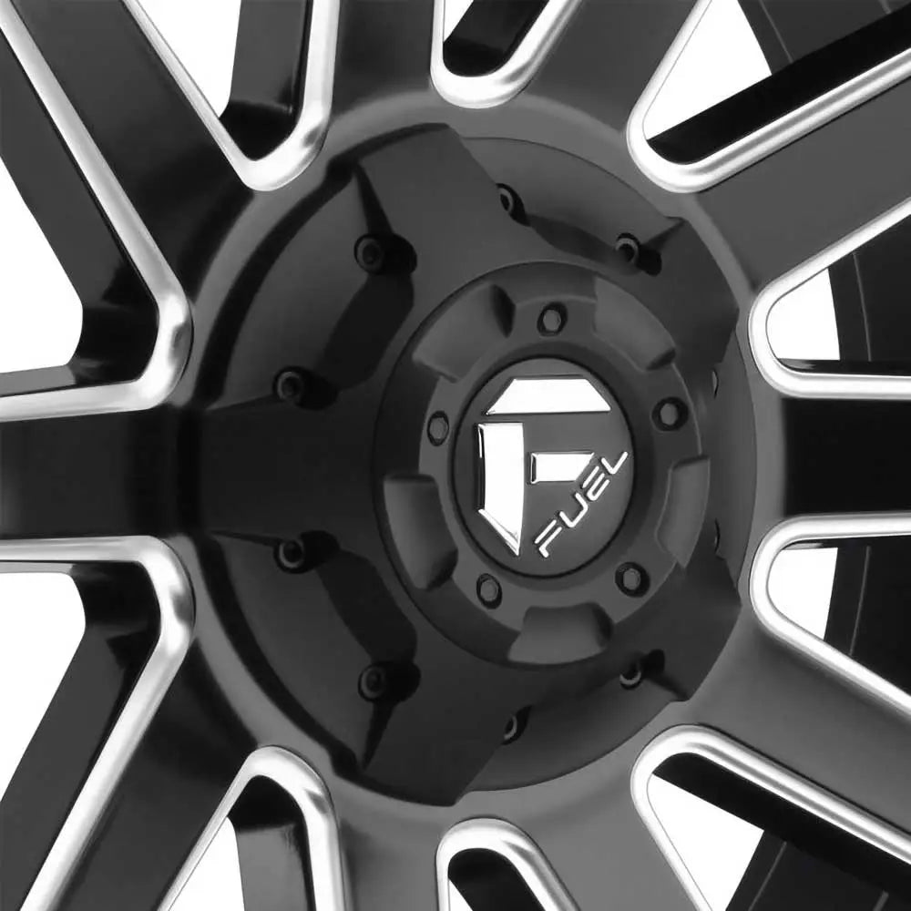 Felg D616 Contra Matte Black Milled Fuel 20x9 Et1 5x139.7 / 5x150