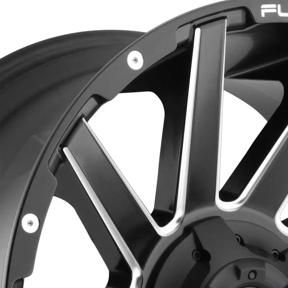 Felg D616 Contra Matte Black Milled Fuel 20x9 Et20 5x127 / 5x139.7