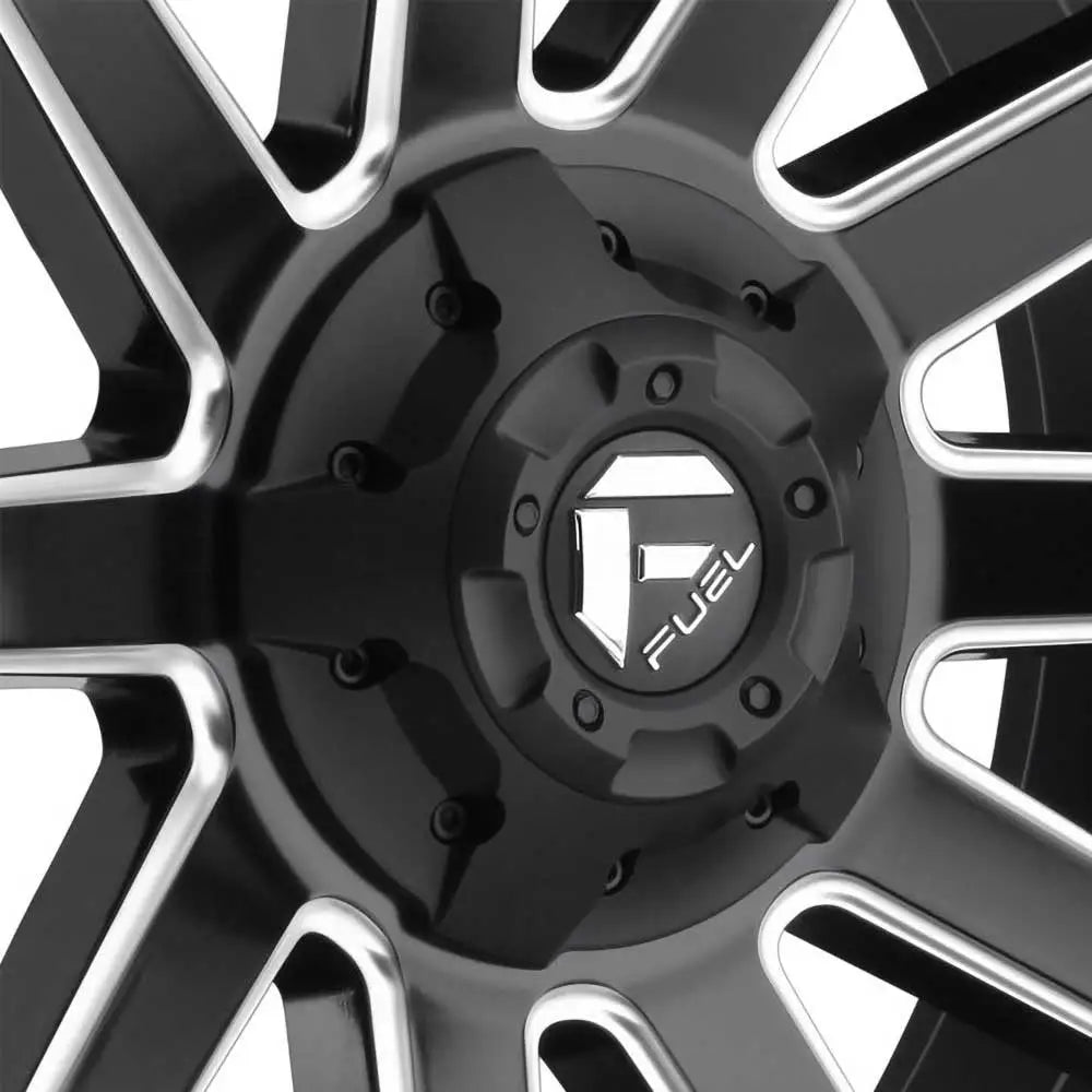 Felg D616 Contra Matte Black Milled Fuel 20x9 Et20 5x127 / 5x139.7