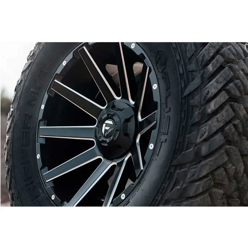 Felg D616 Contra Matte Black Milled Fuel 20x9 Et20 5x127 / 5x139.7